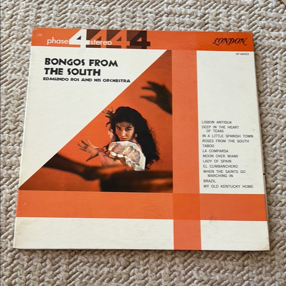 Vintage collectible Bongos from the South LP Vinyl Record